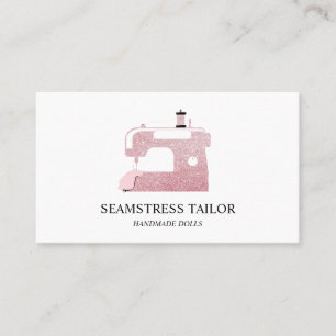 Tailor Sewing Machine Business Card
