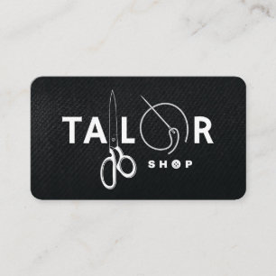 Tailor Shop Garment Tools Business Card