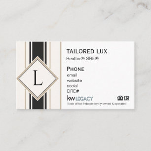Tailored Lux trust striping  Business Card