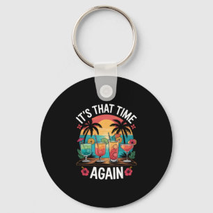 Tails Tropical Summer Island Vacation Caribbean Ho Key Ring