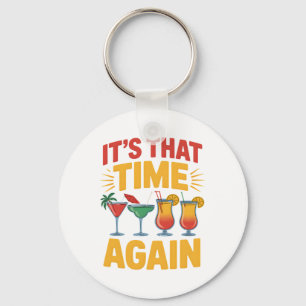 Tails Tropical Summer Island Vacation Caribbean Ho Key Ring
