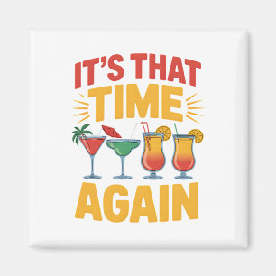 Tails Tropical Summer Island Vacation Caribbean Ho Magnet