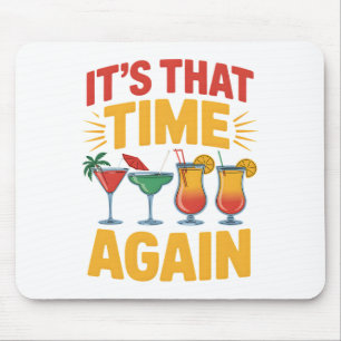 Tails Tropical Summer Island Vacation Caribbean Ho Mouse Pad