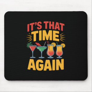 Tails Tropical Summer Island Vacation Caribbean Ho Mouse Pad