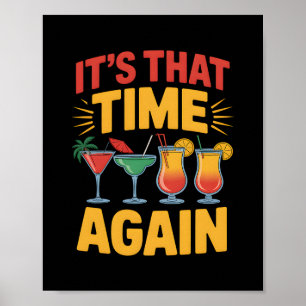 Tails Tropical Summer Island Vacation Caribbean Ho Poster
