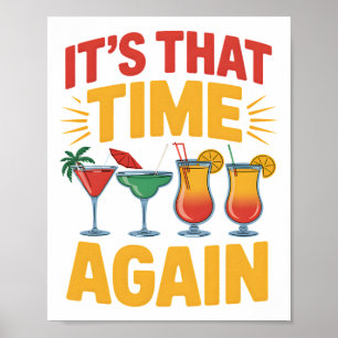 Tails Tropical Summer Island Vacation Caribbean Ho Poster