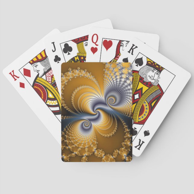 Tailspin - Fractal art Playing Cards (Back)