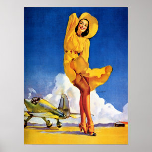 Tailwinds Pin Up Poster