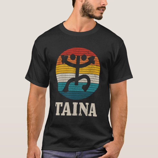 Taina Coqui Symbol Puerto Rico Taino Boricua Borik T-Shirt (Front)