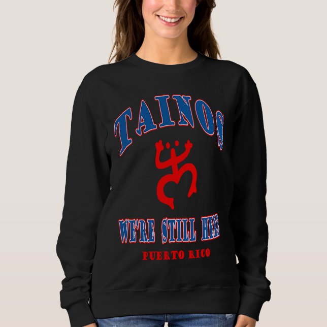 Taino Indian coqui tree frog from puerto rico Sweatshirt (Front)