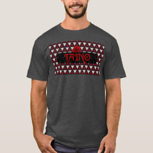 Taino Red Native American Diamond Pattern  T-Shirt