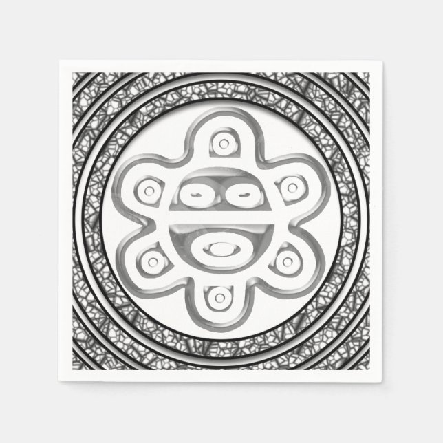 Taino Spiral Sun Napkins (Front)