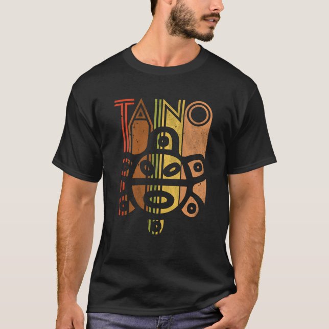 Taino Sun Boricua Taino Of Puerto Rico T-Shirt (Front)