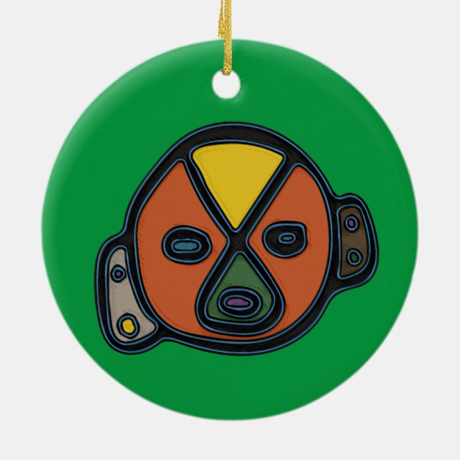 Taino Symbol Ornament (Back)