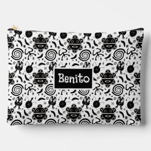 Taino Symbols Puerto Rico Culture Accessory Pouch