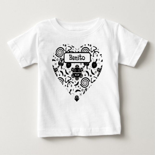 Taino Symbols Puerto Rico Culture Baby T-Shirt (Front)