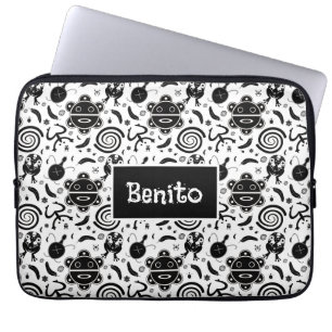 Taino Symbols Puerto Rico Culture Laptop Sleeve