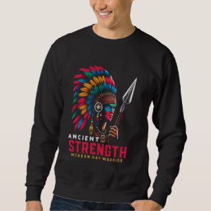 Taino Warrior Indian Puerto Rico Pride Boricua Pue Sweatshirt