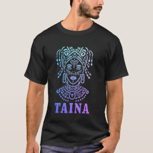 Taino Woman Taina Boricua Boriken Indigenous Puert T-Shirt