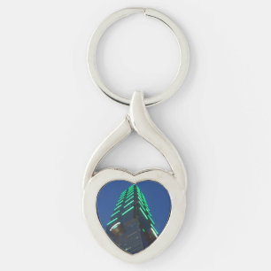 Taipei 101 Heart Keychain