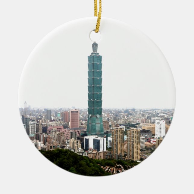Taipei amk 101 proud of yourselves ceramic tree decoration (Front)
