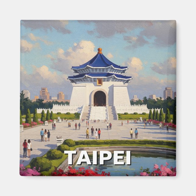 Taipei CKS memorial Taiwan Magnet (Front)