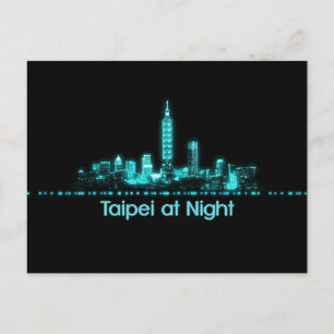 Taipei Skyline Postcard