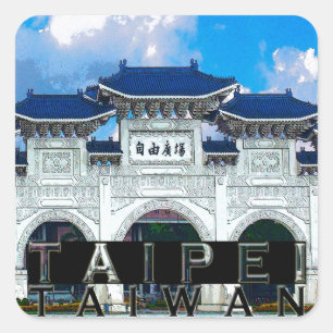 Taipei Square Sticker