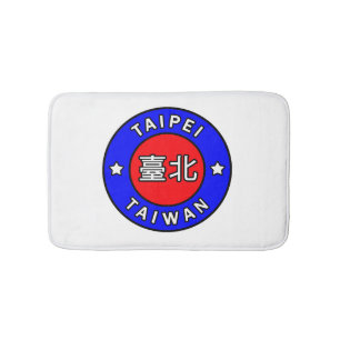 Taipei Taiwan Bath Mat