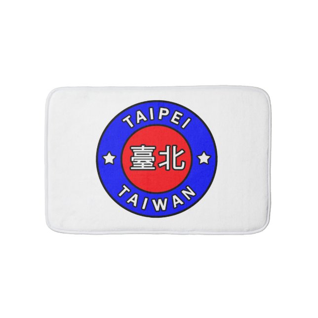 Taipei Taiwan Bath Mat (Front)