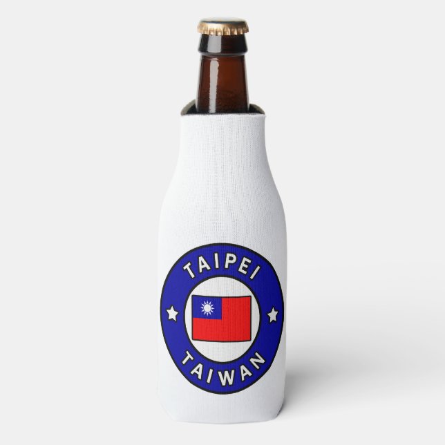 Taipei Taiwan Bottle Cooler (Bottle Front)