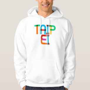Taipei Taiwan Pop Art Letters Hoodie