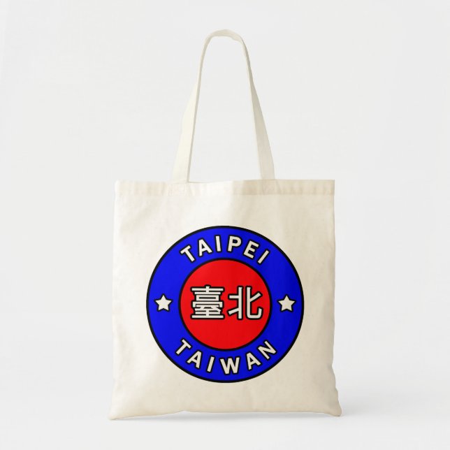 Taipei Taiwan tote bag (Front)