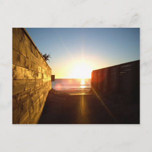 Tairua Beach Walkway Sunrise New Zealand Postcards