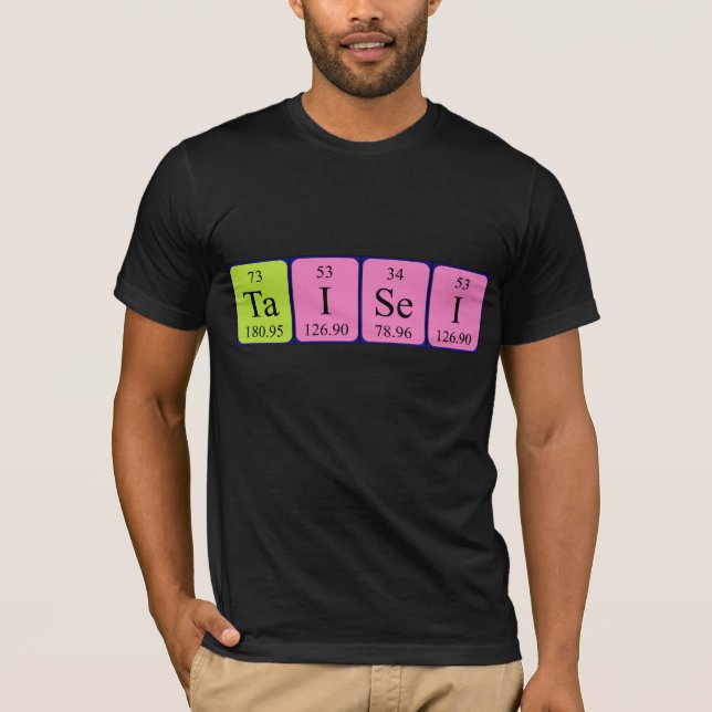 Taisei periodic table name shirt (Front)