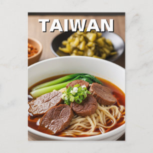 Taiwan Beef Noodle Soup Postcard