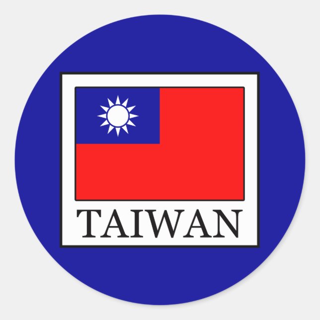 Taiwan Classic Round Sticker (Front)