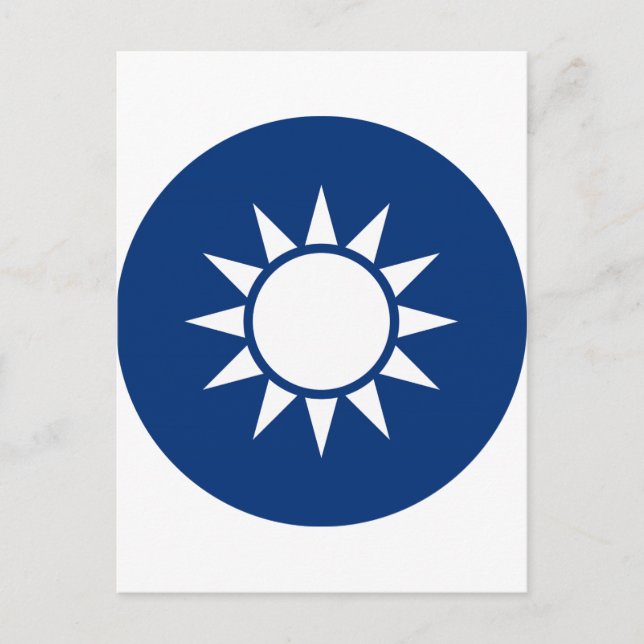Taiwan Coat of Arms Postcard (Front)