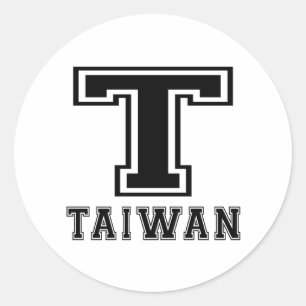 Taiwan Designs Classic Round Sticker