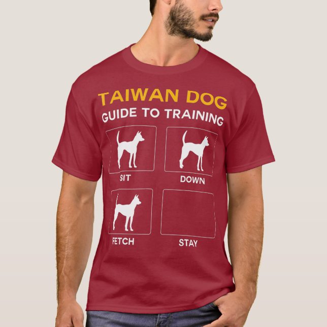 Taiwan Dog Guide To Training Dog Obedience Dog T-Shirt (Front)