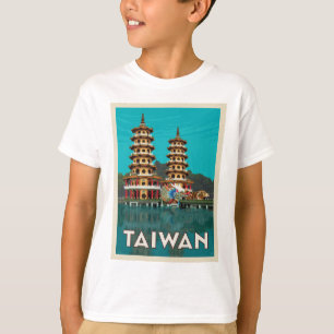 Taiwan   Dragon And Tiger Pagodas T-Shirt