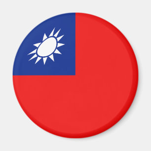 Taiwan Fisheye Flag Magnet