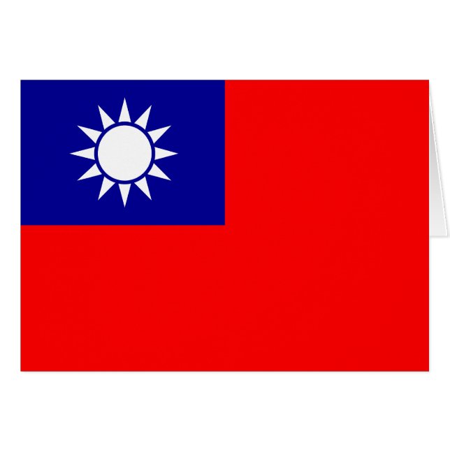Taiwan Flag (Front Horizontal)