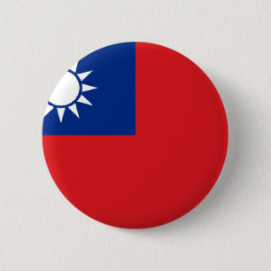 Taiwan Flag 6 Cm Round Badge