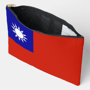 Taiwan flag accessory pouch