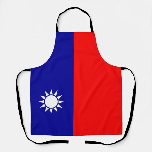 Taiwan Flag Apron (Front)