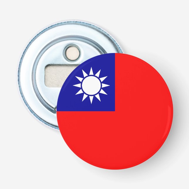 Taiwan Flag Bottle Opener (Front)