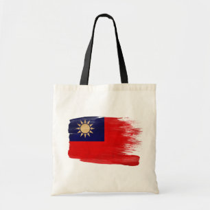Taiwan Flag Canvas Bags