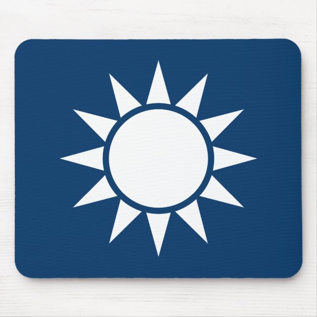 Taiwan Flag "Classic" Mouse Pad (Front)
