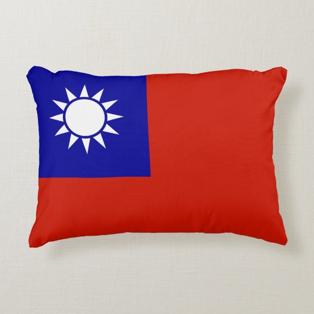 Taiwan flag decorative cushion (Front)
